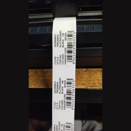 Taffeta tag roll printed or plain