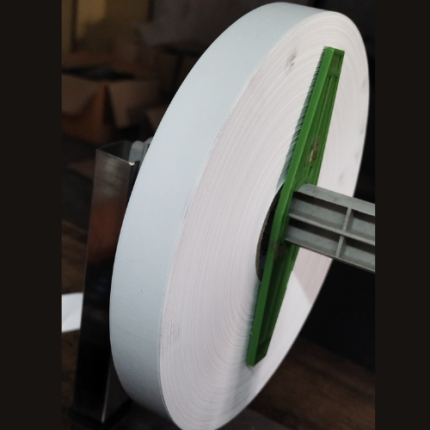 Garment tag satin material printed or plain